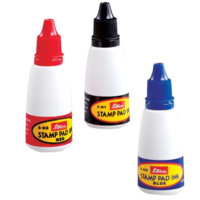 SHINY PREINKED STAMPS INK 15ml BLACK