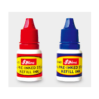 SHINY PREINKED STAMPS INK 10ml BLUE