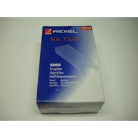 REXEL NO. 73/8mm STAPLES BOX 5000