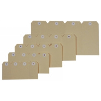 ESSELTE SHIPPING TAG SIZE 5 60x120mm BUFF BOX 1000