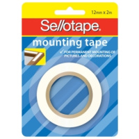 SELLO 4004 DOUBLE SIDED MOUNTING TAPE PERM 12mm x 2M