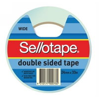 SELLO 404 DOUBLE SIDED TAPE 24mm x 33m