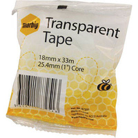 MARBIG OFFICE TAPE 18mm x 33m EACH