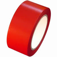 PVC TAPE 48mm x 66m RED BOX 36