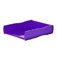 ESSELTE WOW DOCUMENT TRAY PURPLE