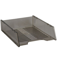 ITALPLAST I 60SMK MULTI FIT DOCUMENT TRAY SMOKE