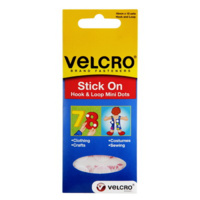 VELCRO HOOK AND LOOP STICK ON MINI DOTS PACK 15