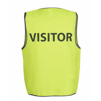 VISITOR DAY HI VIS SAFETY VEST FLURO YELLOW 