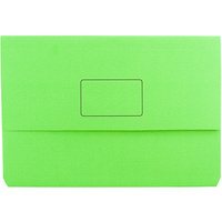 MARBIG 4004004 SLIMPICK DOCUMENT WALLET FOOLSCAP GREEN EACH
