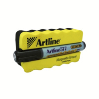 ARTLINE 577 WHITEBAORD MAGNETIC ERASER AND MARKER KIT