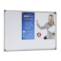 VISIONCHART 1200x1500mm ALUMINIUM FRAME MAGNETIC WHITEBOARD 