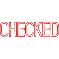 XSTAMPER 1038 CHECKED RED