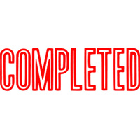 XSTAMPER 1026 COMPLETED RED