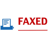 XSTAMPER 2023 FAX IN RED WITH BLUE ICON