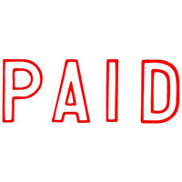XSTAMPER 1005 PAID RED