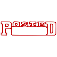 XSTAMPER 1211 POSTED DATE RED