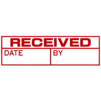XSTAMPER 1680 RECEIVED/DATE/BY RED