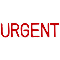 XSTAMPER 1103 URGENT RED