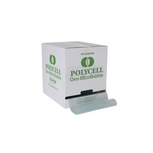 GREEN BUBBLE WRAP DISPENSER BOX 375x50m PERF 500mm
