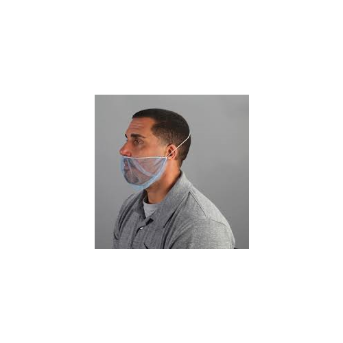 BEARD COVER SINGLE LOOP BLUE BOX 500