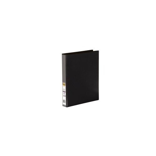 MARBIG A4 2DR 25mm ENVIRO INSERT BINDER BLACK