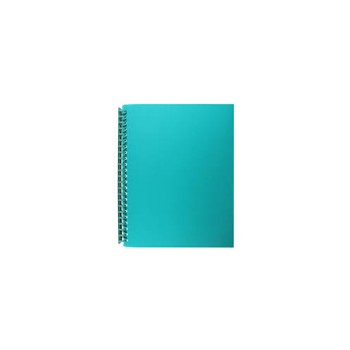 DISPLAY BOOK A4 REFILLABLE 20 POCKET GLOSS GREEN