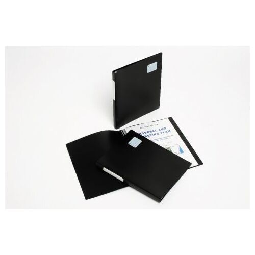 MARBIG PROFESSIONAL REFILLABLE DISPLAY BOOK 20 POCKET BLACK