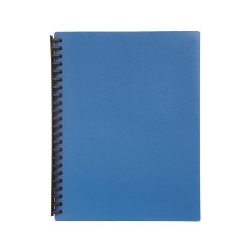 MARBIG REFILLABLE DISPLAY BOOK A4 20 POCKET BLUE