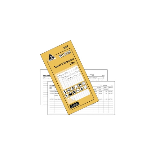 WILDON TRAVEL AND EXPENSES DIARY  # 85W
