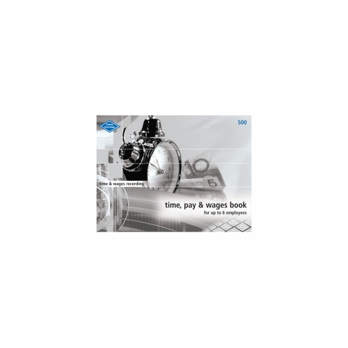 ZIONS TIME PAY AND WAGES BOOK UP TO 6 EMPLOYEES