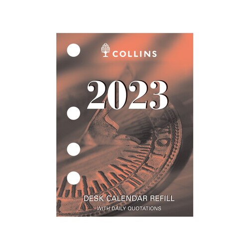 COLLINS SIDE PUNCH CALENDAR REFILL DAY TO PAGE 