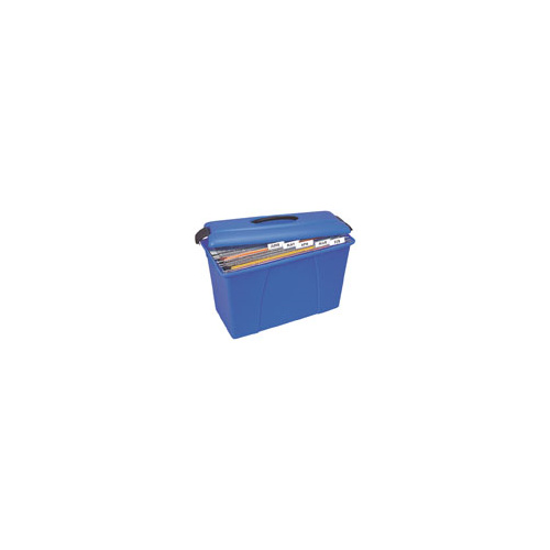 CRYSTALFILE CARRY CASE BLUE WITH BLACK TRIM