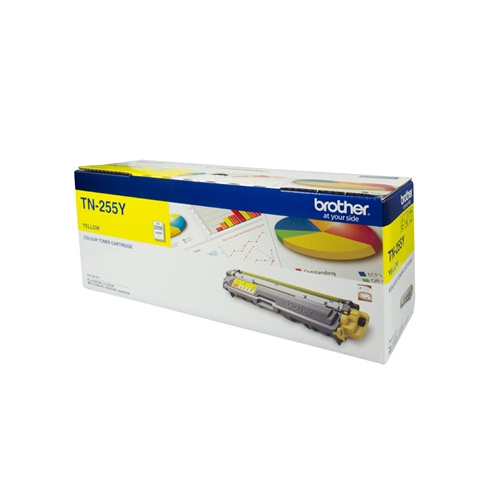 BROTHER TN-255 LASER TONER CARTRIDGE YELLOW HY 2.2K