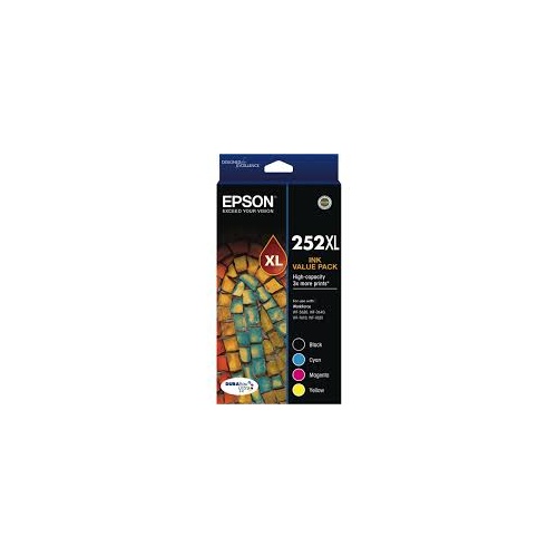 EPSON 252XL HIGH YIELD VALUE PACK 4 (B,C,M,Y HIGH YIELD