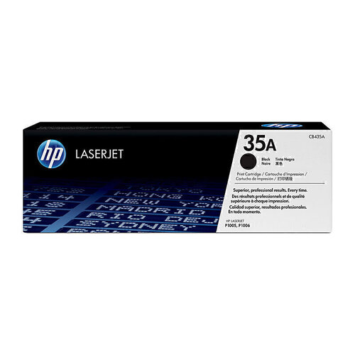 HP CB435A NO 35A LASER TONER CARTRIDGE BLACK