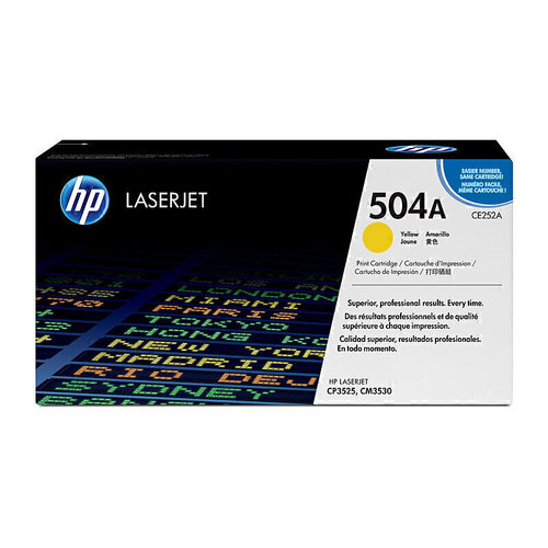 HP CE252A  TONER CARTRIDGE YELLOW 7K