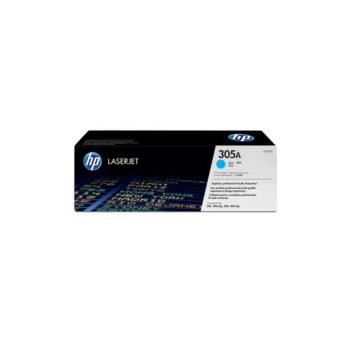 HP CE411A NO. 305A LASER TONER CARTRIDGE CYAN Y2.6K