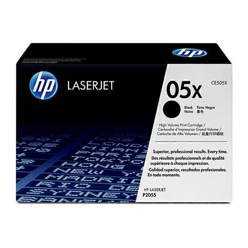 HP CE505X NO 05X TONER CARTRIDGE HIGH YIELD BLACK