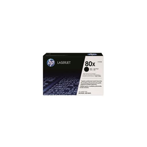 HP CF280X NO. 80X TONER CARTRIDGE HIGH YIELD BLACK  6.9K 