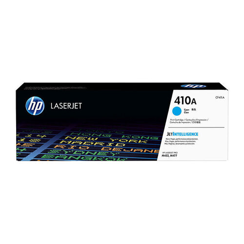 HP CF411A NO 410A TONER CARTRIDGE HIGH YIELD CYAN