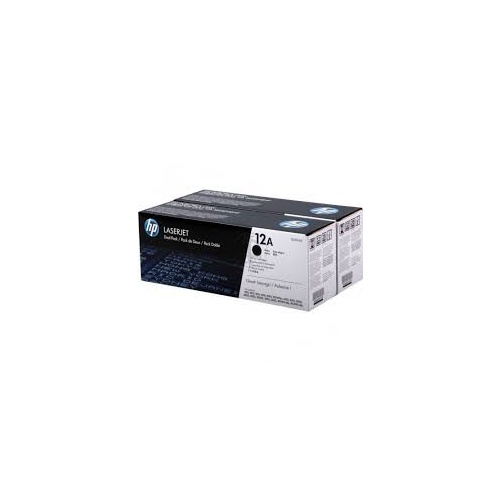 HP Q2612AD TONER CARTRIDGE BLACK TWIN PACK 
