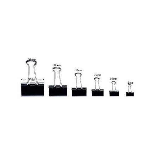 MARBIG FOLDBACK CLIPS 32mm