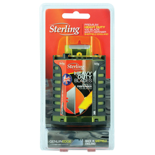 HEAVY DUTY STERLING STANLEY TYPE BLADE REFILL DISPENSER PACK 100