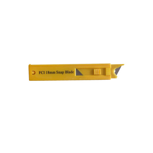 LARGE STAY SHARP BLADE REFILL 18mm YELLOW SAFETY HOLDER PACK 10