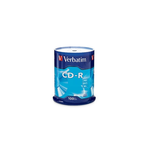 VERBATIM 94554 CD-R 80 MIN 52X SPINDLE 100