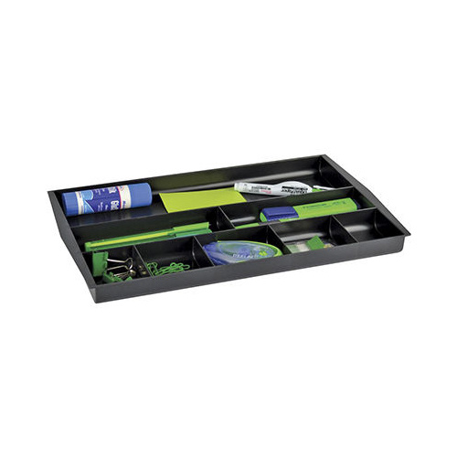 ITALPLAST I70BK DRAWER TIDY 8 COMPARTMENT BLACK