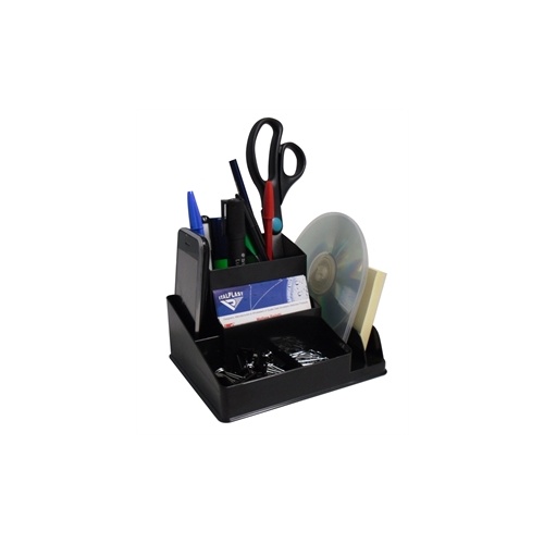 ITALPLAST I 35BLK DESK ORGANISER BLACK