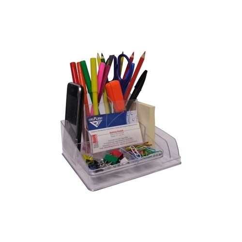 ITALPLAST I 35CLR DESK ORGANISER CLEAR