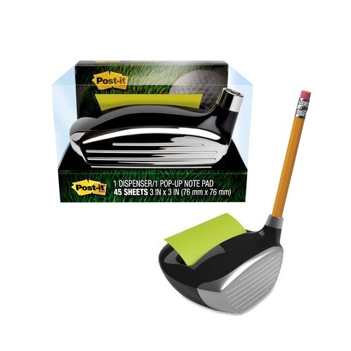 3M 330 GOLF HEAD POP UP NOTES DISPENSER 