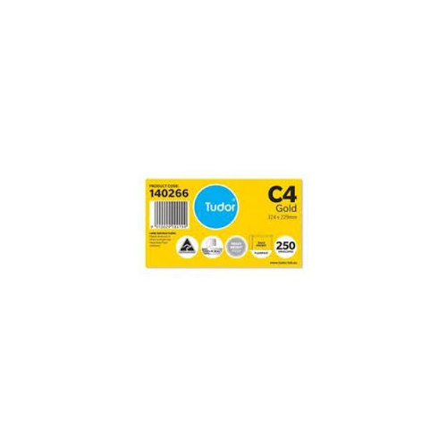 TUDOR C4 KRAFT HEAVY 324x229 100GSM P N S ENV 140266 BOX 250 